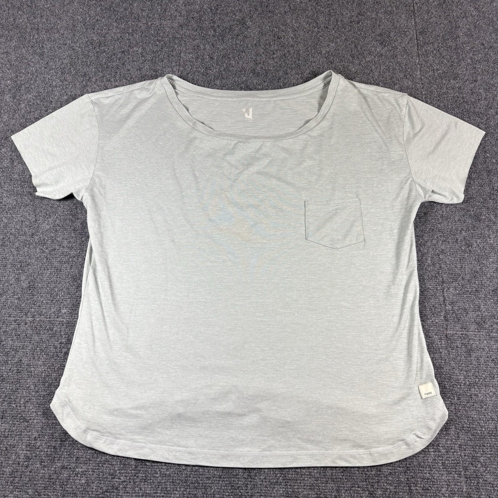 Vuori Light Gray Short Sleeve Tee